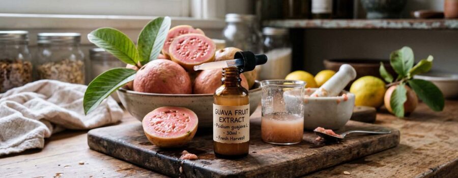 Extracto de Guayaba: El Activo Amazónico Rico en Vitamina C para una Piel Radiante